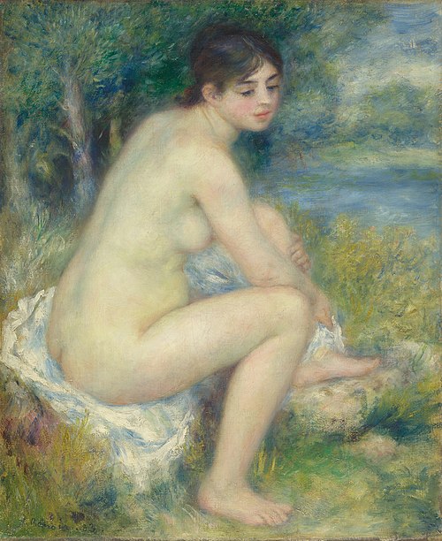 Femme nue dans un paysage, 1883, Auguste Renoir