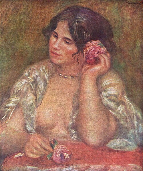 Gabrielle à la rose, 1911, Pierre-Auguste Renoir