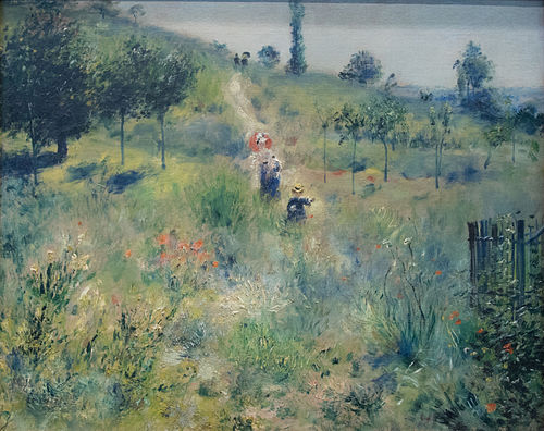 Path Leading Through Tall Grass, 1874, Pierre-Auguste Renoir