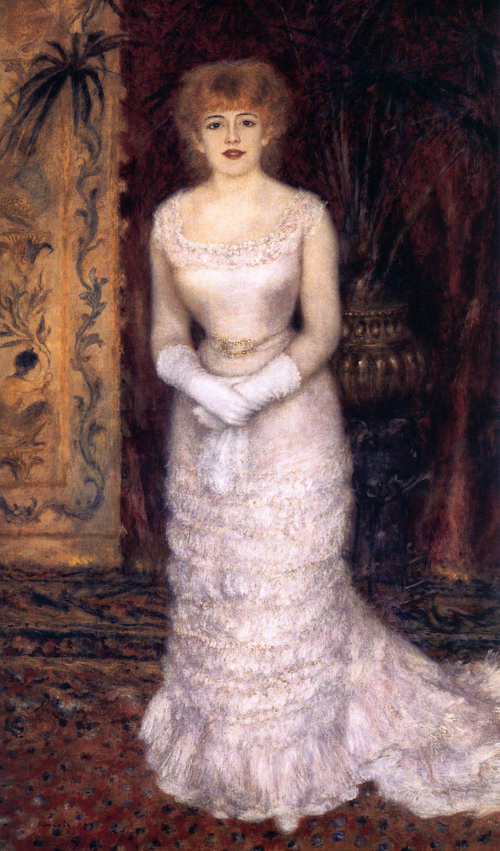 Portrait of Jeanna Samary, 1878, Pierre-Auguste Renoir
