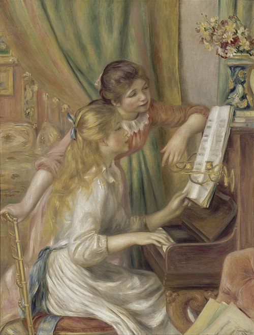 Girls at the Piano, 1892, Pierre-Auguste Renoir