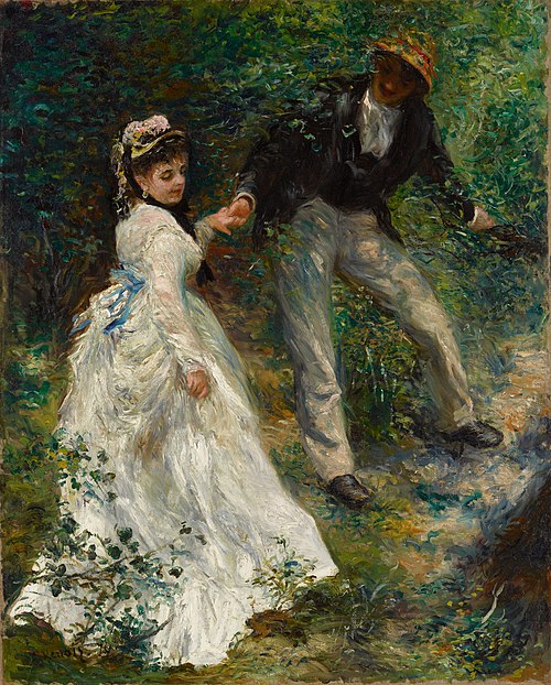 La Promenade, 1870, Auguste Renoir