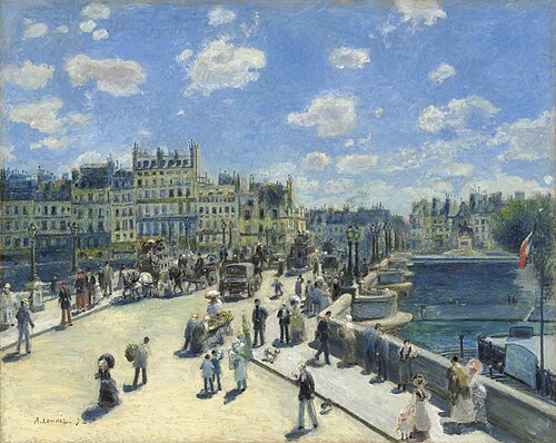 Le Pont Neuf, 1872, Pierre-Auguste Renoir