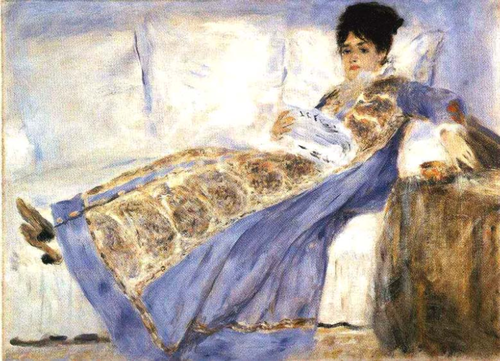 Madame Monet lisant, 1874, Auguste Renoir