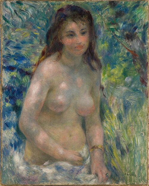 Torse, effet de soleil, 1875, Pierre-Auguste Renoir