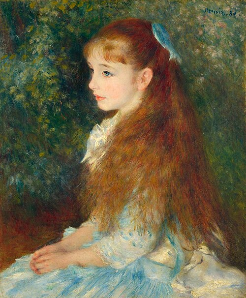 Mlle Irene Cahen d'Anvers, 1880, Pierre-Auguste Renoir