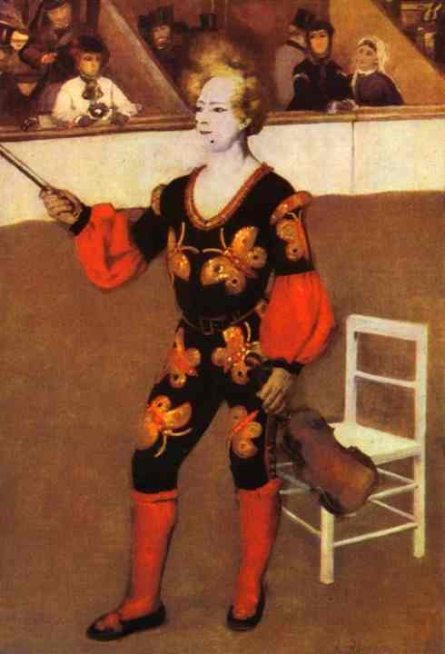 Clown au cirque, 1868, Auguste Renoir