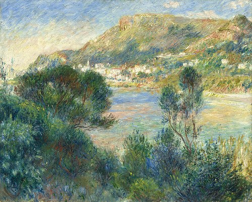 View of Monte Carlo from Cap Martin, 1884, Pierre-Auguste Renoir