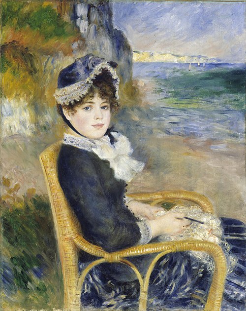 By the Seashore, 1883, Pierre-Auguste Renoir