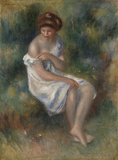 The Bather, 1900, Pierre-Auguste Renoir
