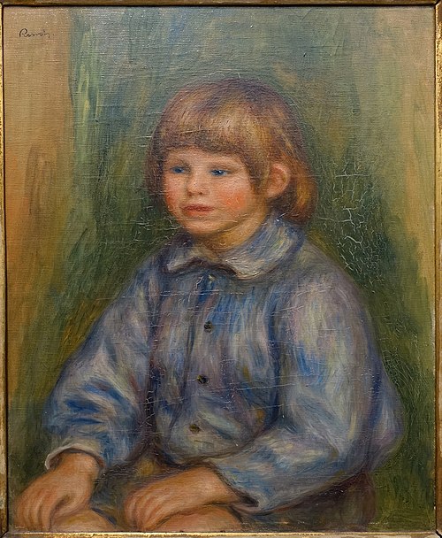 Portrait of Claude Renoir (1901–69), 1908, Auguste Renoir