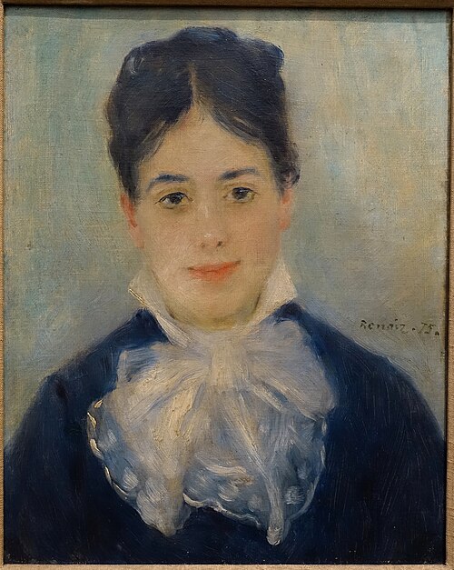 Portrait d'Alphonsine Fournaise, 1875, Auguste Renoir