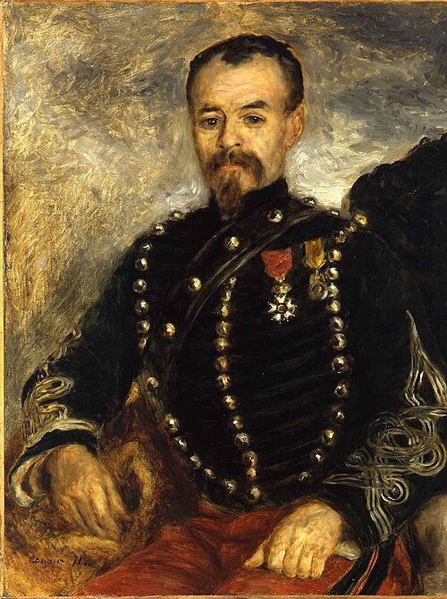 Bildnis des Capitaine Édouard Bernier, 1871, Pierre-Auguste Renoir