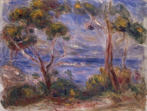 Pins à Cagnes, 1919, Auguste Renoir