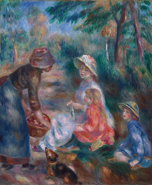 The Apple Seller, 1890, Pierre-Auguste Renoir
