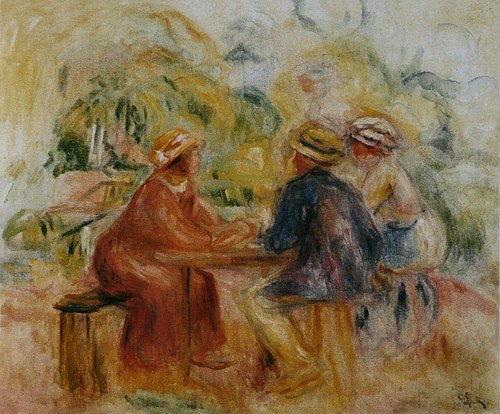 Réunion dans le jardin, 1911, Pierre-Auguste Renoir