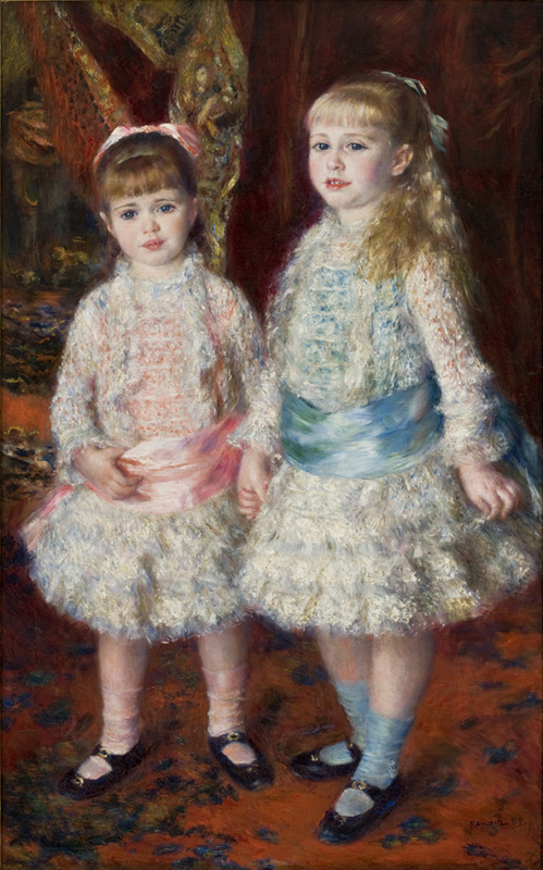 Rose et Bleue, 1881, Auguste Renoir