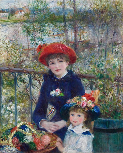 Two Sisters, 1881, Pierre-Auguste Renoir