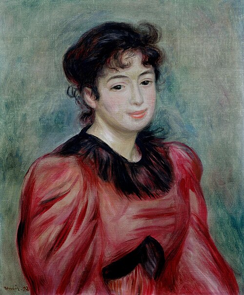 Portrait de Mademoiselle Victorine de Bellio, 1892, Auguste Renoir