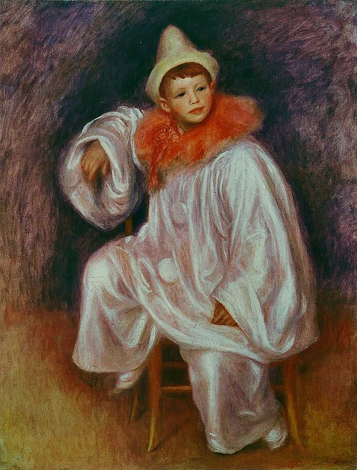 The White Pierrot, 1901, Pierre-Auguste Renoir