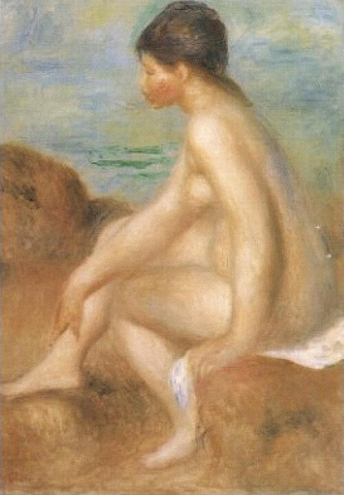 Baigneuse, , Auguste Renoir