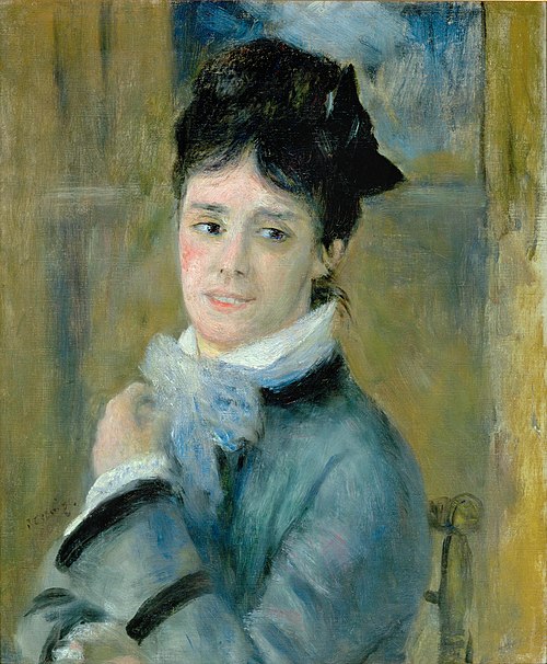 Portrait de Madame Claude Monet, 1872, Auguste Renoir