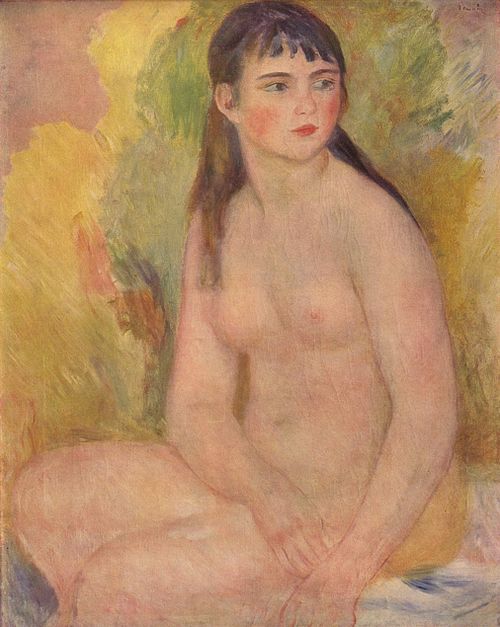 Femme nue, 1880, Auguste Renoir