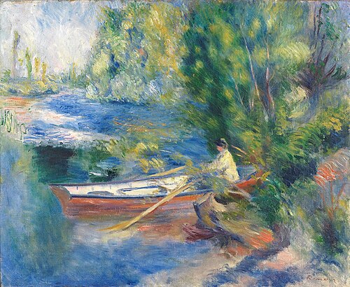 At the water's edge, 1885, Pierre-Auguste Renoir