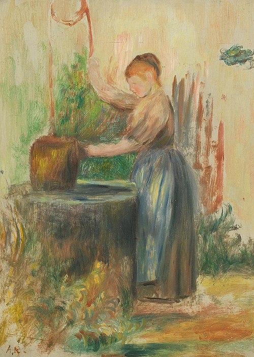 Femme au puits, 1886, Pierre-Auguste Renoir