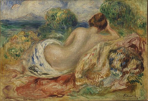 Nude in a Landscape, 1887, Pierre-Auguste Renoir