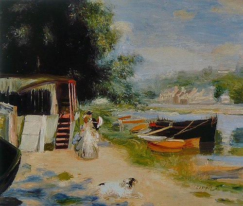 View of Bougival, 1873, Pierre-Auguste Renoir