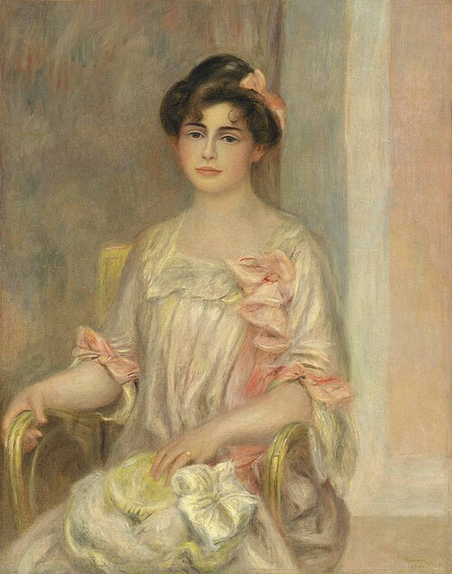 Portrait de Madame Josse Bernheim-Dauberville, 1901, Pierre-Auguste Renoir