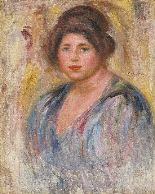 Portrait de femme (Gabrielle Renard), 1912, Pierre-Auguste Renoir