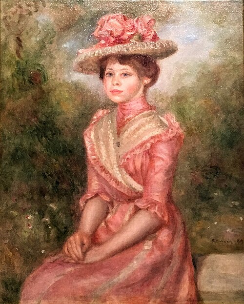 Yvonne en rose, 1899, Pierre-Auguste Renoir