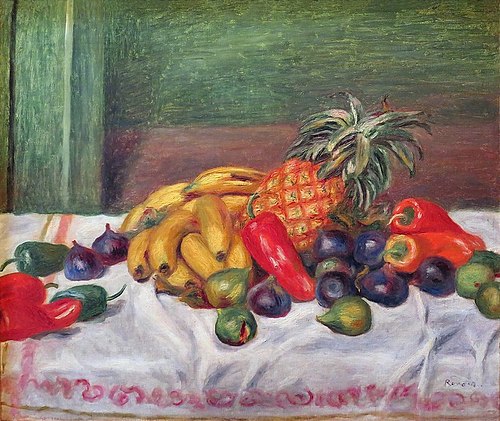 Bananes et ananas, 1900, Pierre-Auguste Renoir