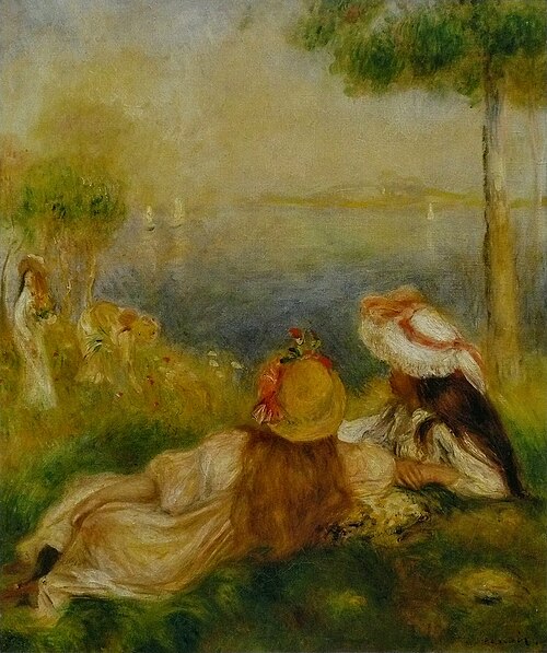 Jeunes filles au bord de la mer, 1890, Pierre-Auguste Renoir