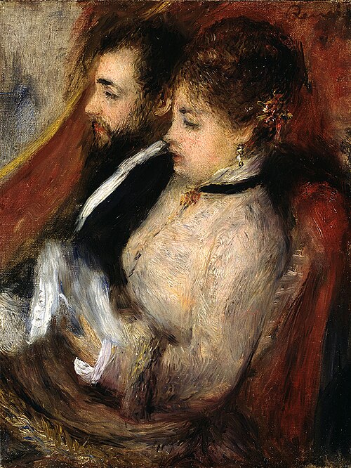 La petite loge, 1873, Auguste Renoir