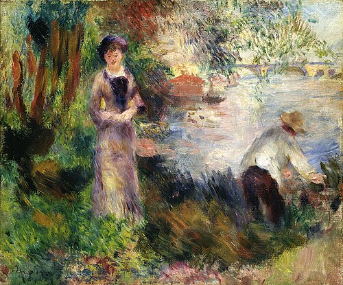Au bord de la Seine à Argenteuil, 1879, Auguste Renoir