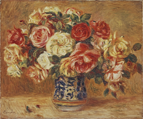 Bouquet de roses, , Auguste Renoir