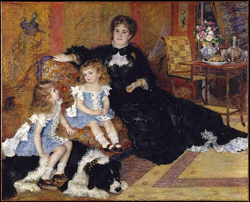 Madame Georges Charpentier and her Children, 1878, Pierre-Auguste Renoir