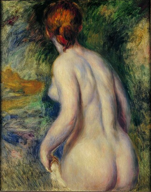 Nude Seen from the Back, 1881, Auguste Renoir