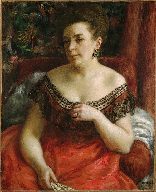 Madame Pierre Henri Renoir (Blanche-Marie Blanc, 1841-1910?), 1870, Auguste Renoir