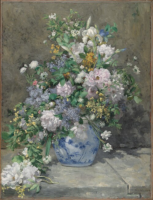Bouquet de printemps, 1866, Auguste Renoir