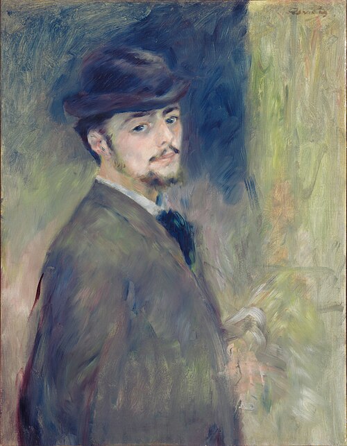 Autoportrait, 1876, Auguste Renoir