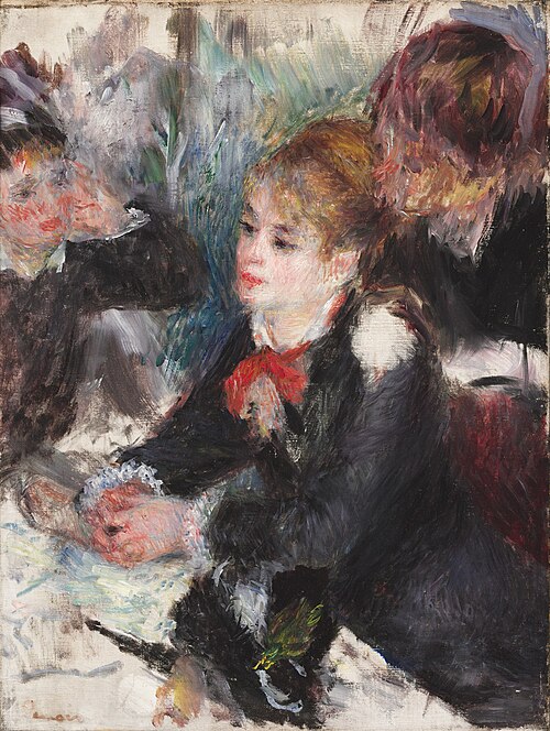 At the Milliner's, 1878, Auguste Renoir