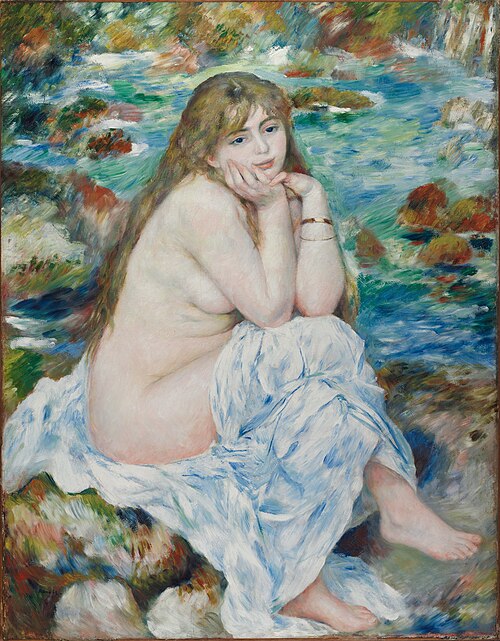 Seated Bather, 1883, Auguste Renoir