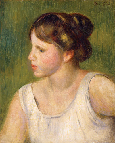 Portrait of a Girl, 1895, Pierre-Auguste Renoir