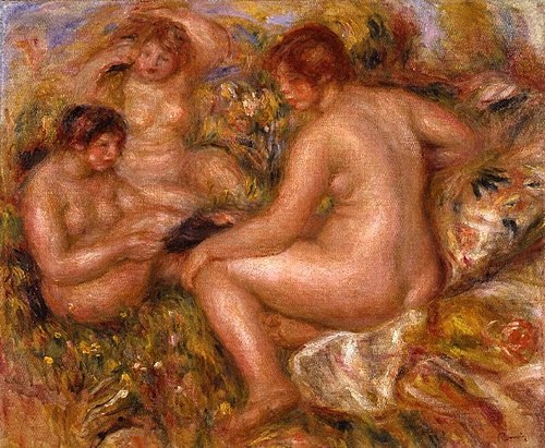 Three Bathers, 1918, Auguste Renoir