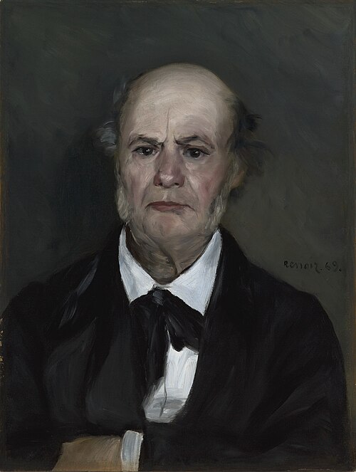 Léonard Renoir, The Artist’s Father, 1869, Auguste Renoir