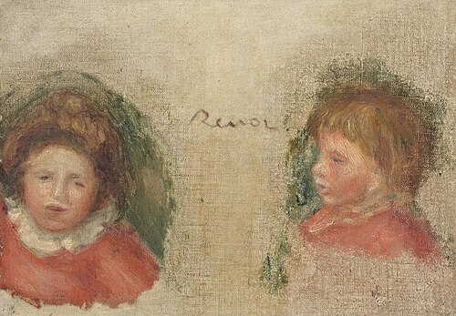 Studies of Woman and Child, 1895, Auguste Renoir